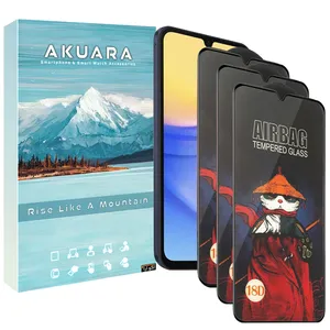 Akuara Airbag AKU ab3 Screen Protector For Samsung Galaxy A02s / A03 / A03s / A13 4G / A13 5G / A03 Core / A04 Core / A23 Three in Pack
