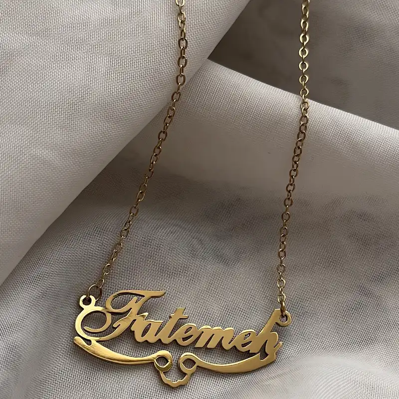 گردنبند مدل اسم فاطمه