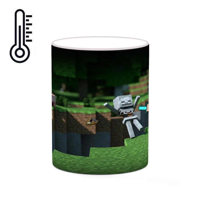 ماگ حرارتی کاکتی طرح ماینکرافت minecraft مدل mgh41375