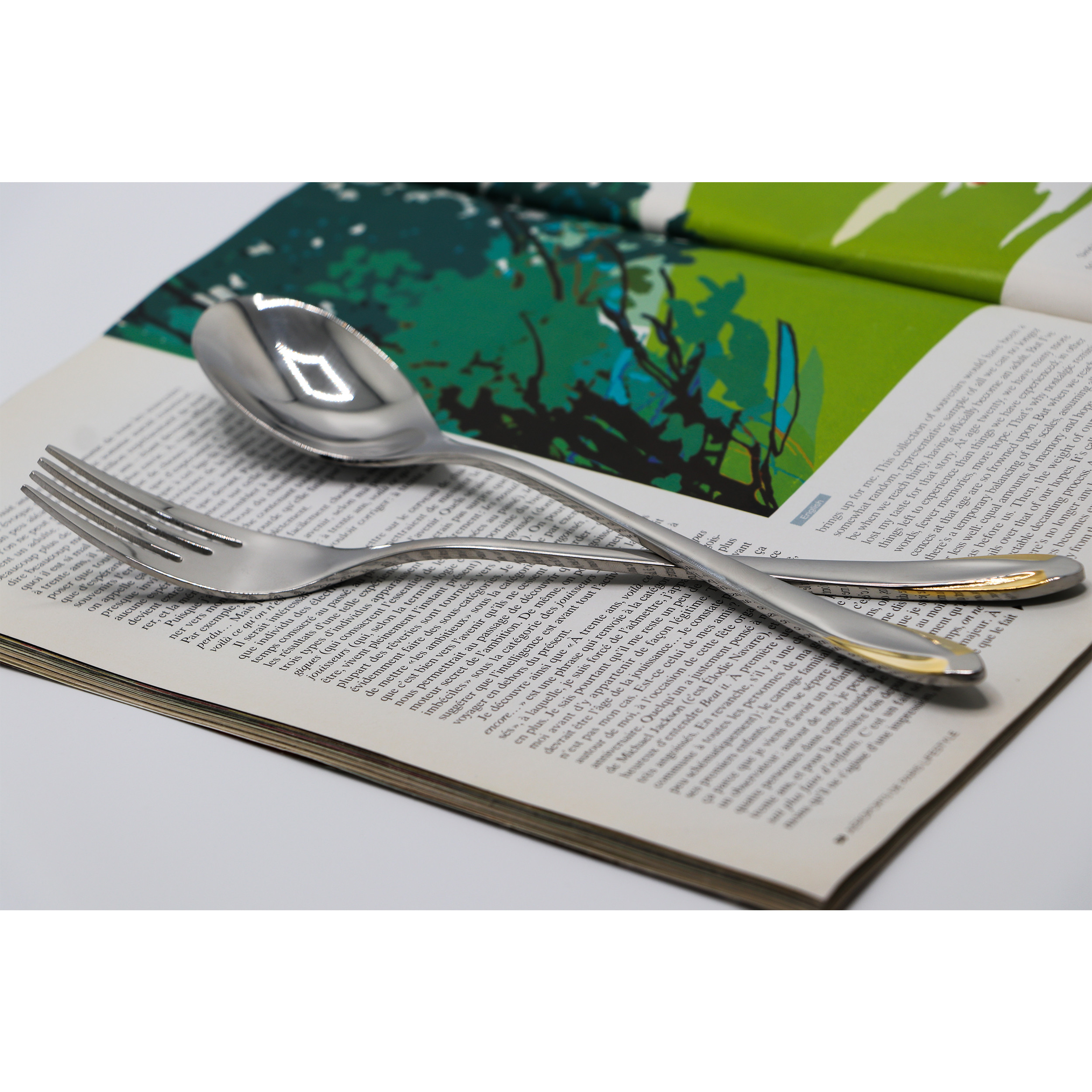 سرویس قاشق و چنگال 51 پارچه برگامو کد 101G