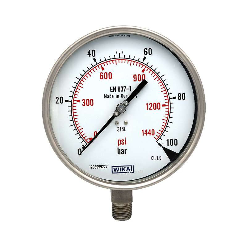 گیج فشار ویکا مدل 232.50.160.100bar گیج فشار ویکا مدل 232.50.160.100bar