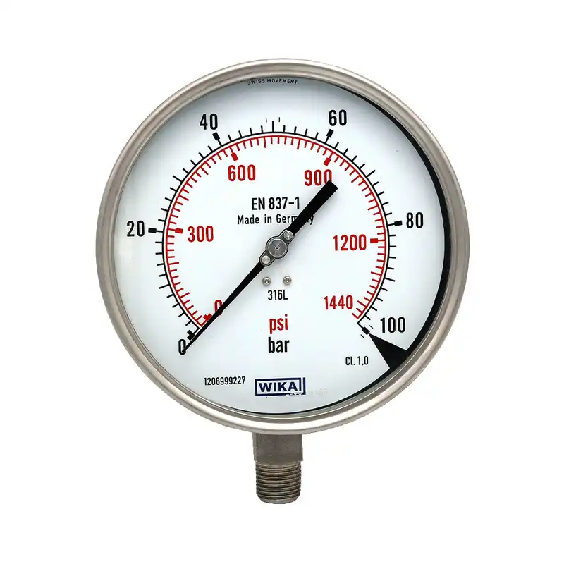 گیج فشار ویکا مدل 232.50.160.100bar
