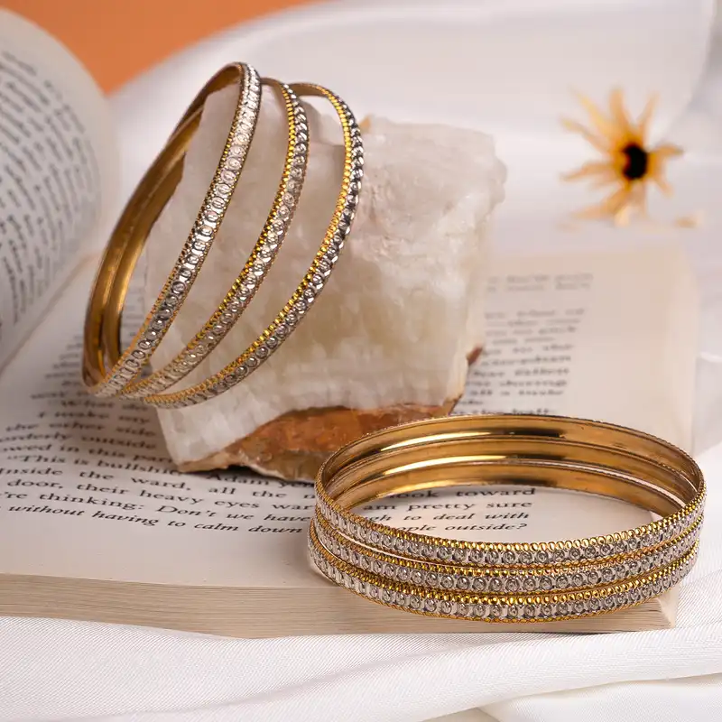 النگو زنانه مدل تاتلی کد S-1 بسته 6 عددی