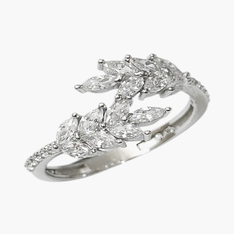 انگشتر نقره زنانه مدل تینا کد 0059