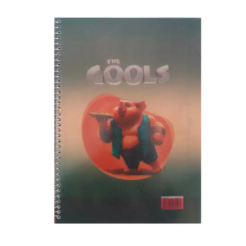 دفتر مشق 50 برگ سایه روشن مدل انیمیشن خانه کد 007