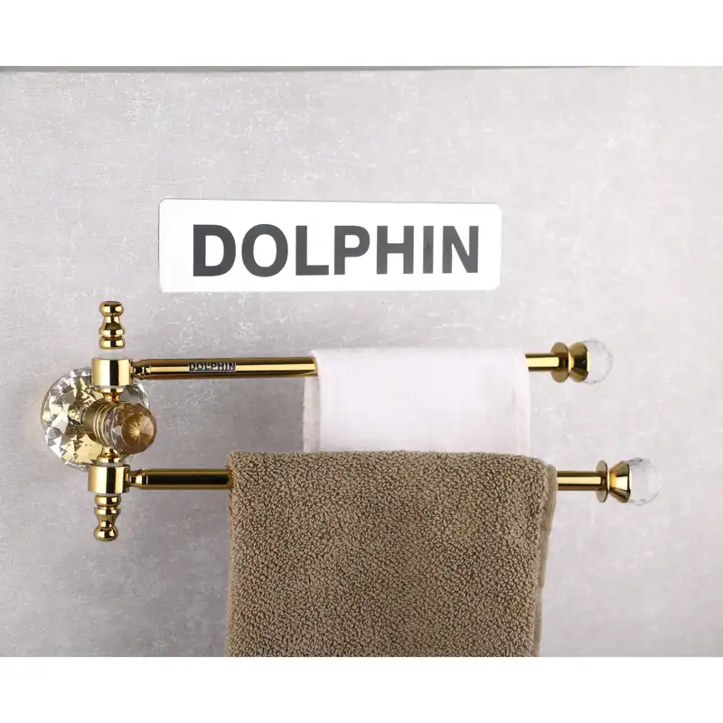 آویز حوله دلفین مدل دو شاخه
