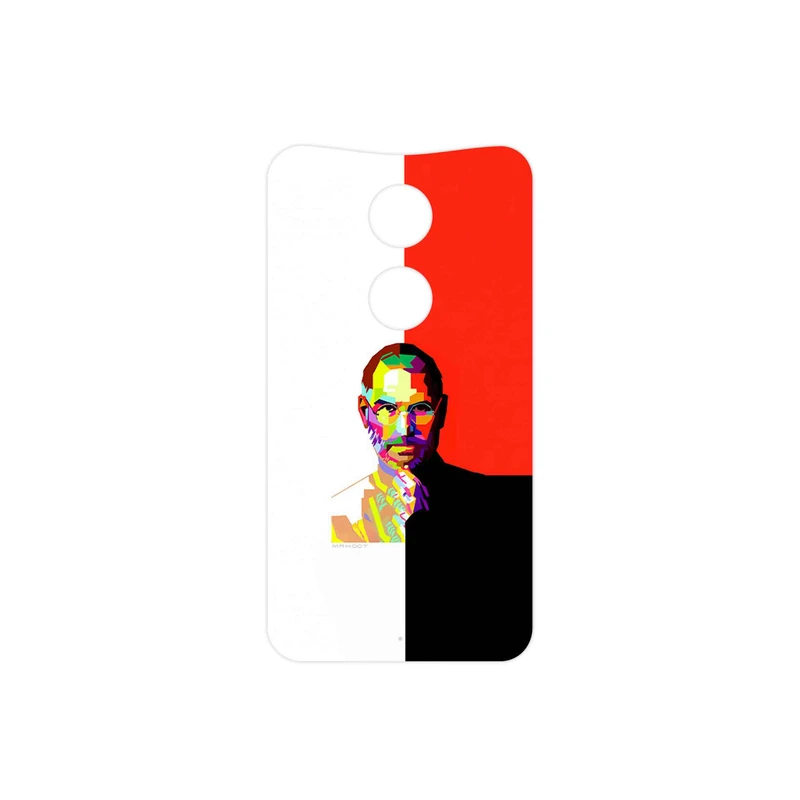 برچسب پوششی ماهوت مدل 1 Collage of Steve Jobs مناسب برای گوشی موبایل موتورولا Moto X 2014