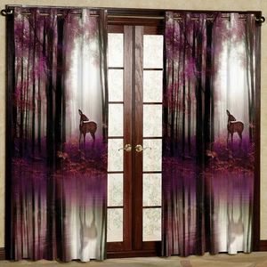 پرده مدل مخمل پانچی کد 2388 سایز 140x280 سانتی متر