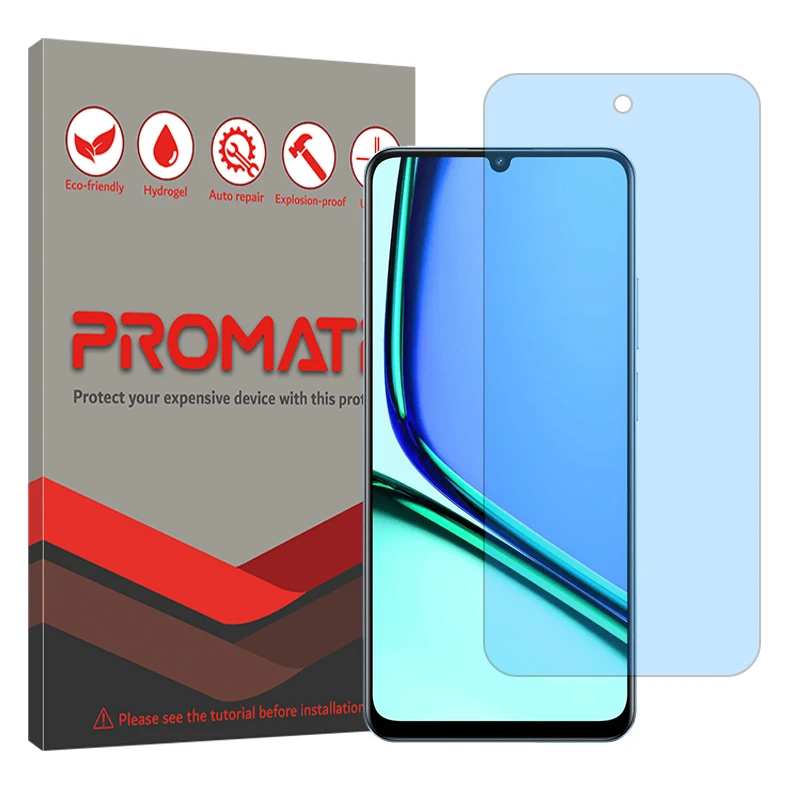 محافظ صفحه نمایش پرومیت مدل مات آنتی بلو مناسب برای گوشی موبایل ریملی Note 60