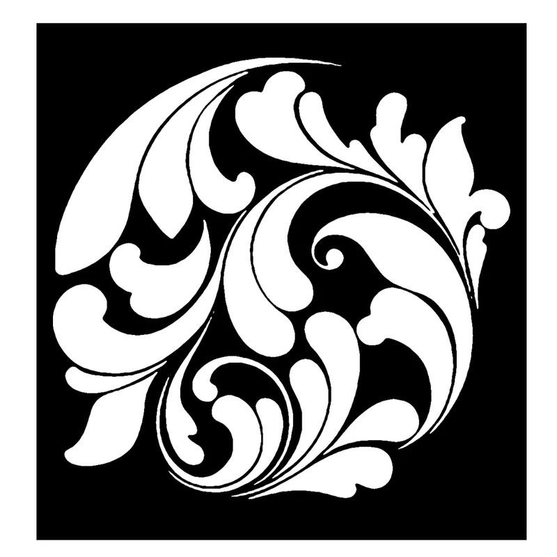  شابلون باتیس آرت طرح گل کد 50-418