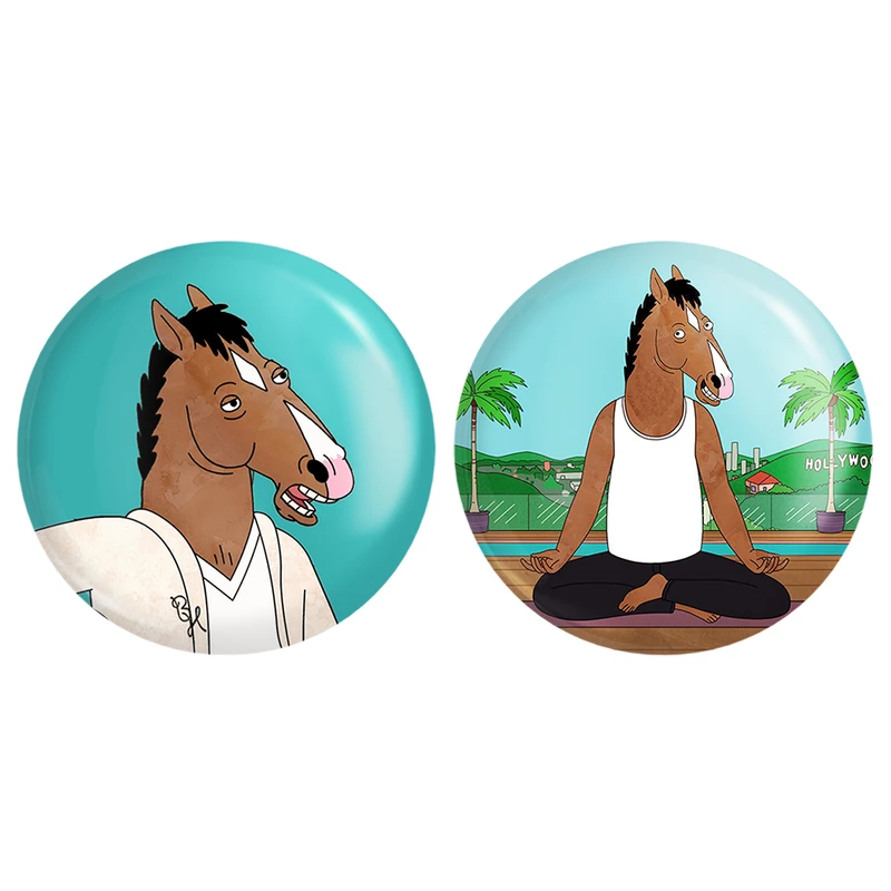 مگنت خندالو طرح Bojack Horseman کد 11341144 مجموعه 2 عددی