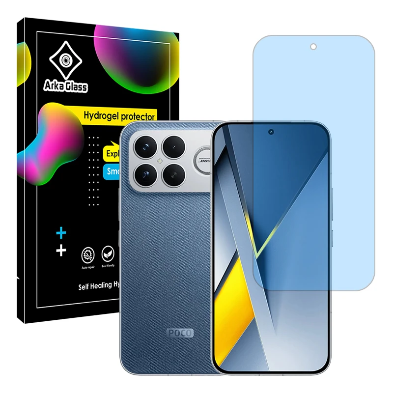 محافظ صفحه نمایش مات ضد اشعه آبی آرکا گلس مدل Tough مناسب برای گوشی موبایل شیائومی Poco F8 Ultra 