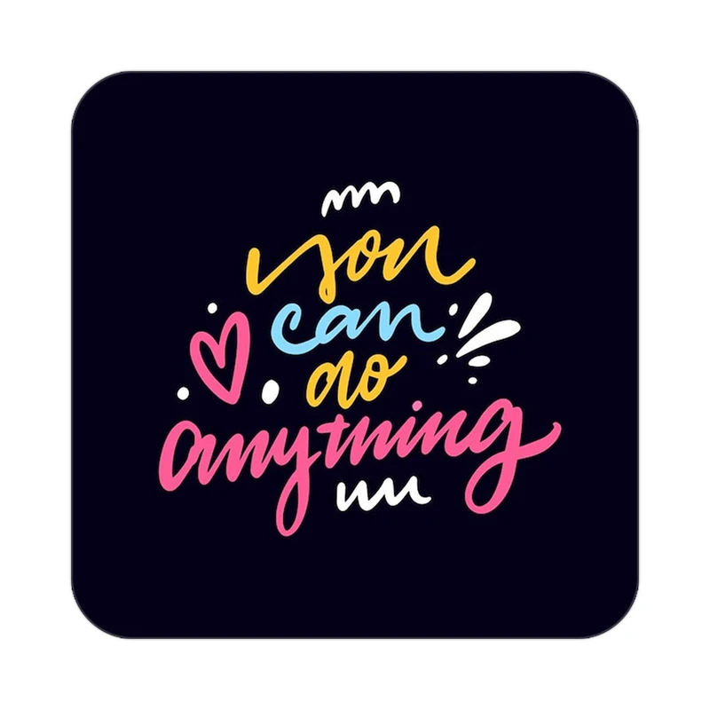 زیر لیوانی کاکتی طرح جملات انگیزشی و مثبت مدل mp25183