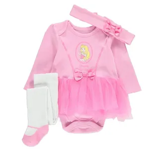 ست 3 تکه لباس نوزادی جورج مدل Pink Princess