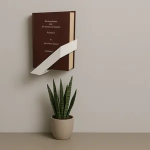 شلف دیواری مدل کتابخانه  بسته 2 عددی