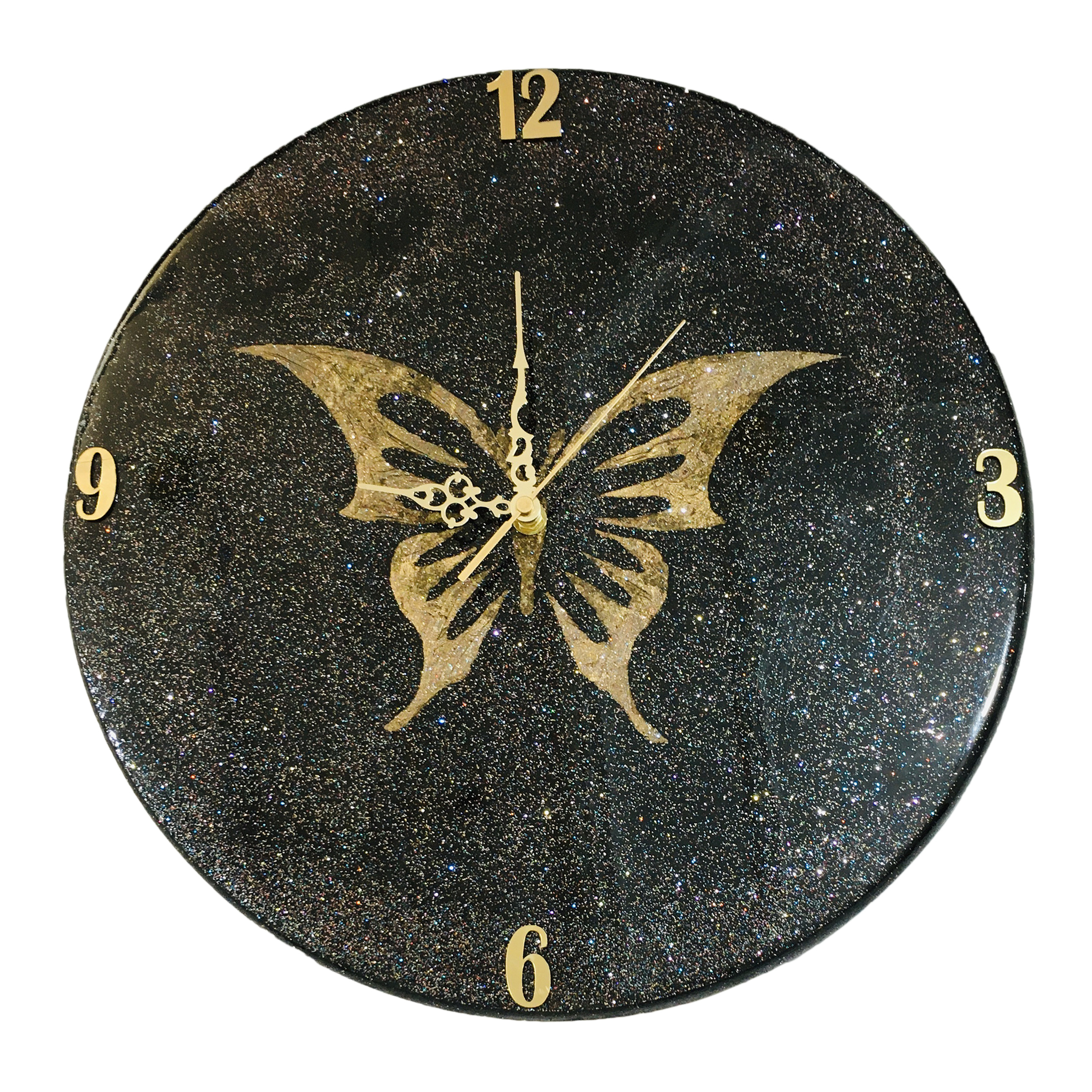 ساعت دیواری طرح پروانه کد20