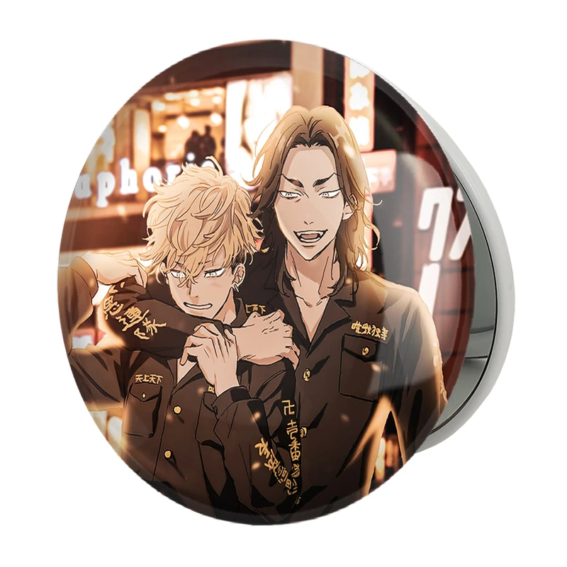 آینه جیبی خندالو طرح باجی و چیفویو انیمه توکیو ریونجرز مدل تاشو کد 11142 