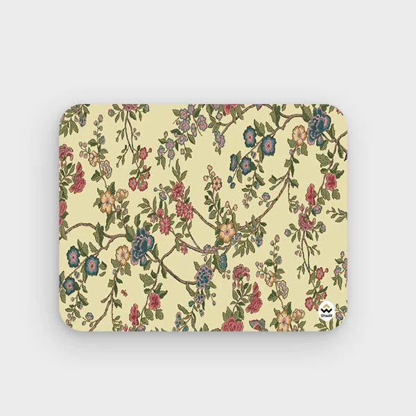 ماوس پد شادیت مدل گلهای آبی و صورتی کد 01 سایز 24*19 سانتیمتر