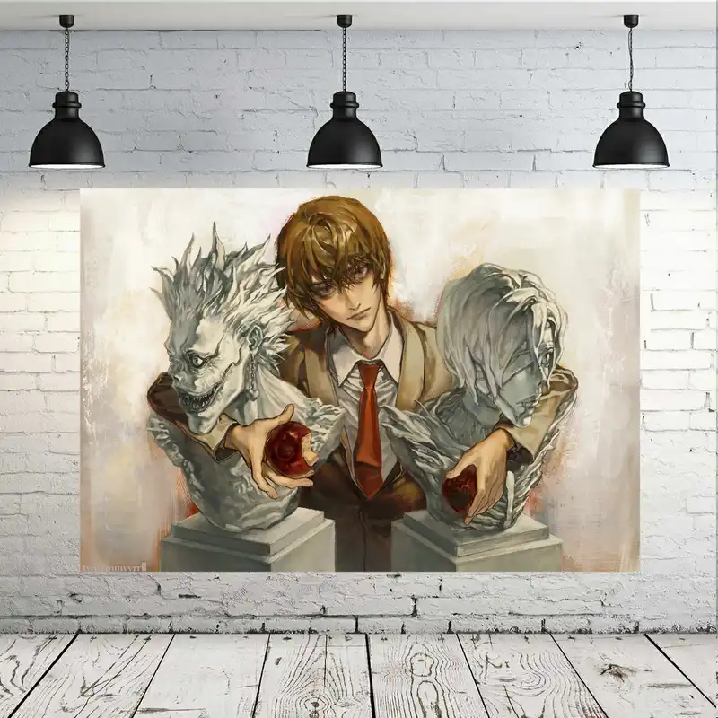 پوستر دیواری طرح انیمه دفترچه مرگ مدل SDP6519