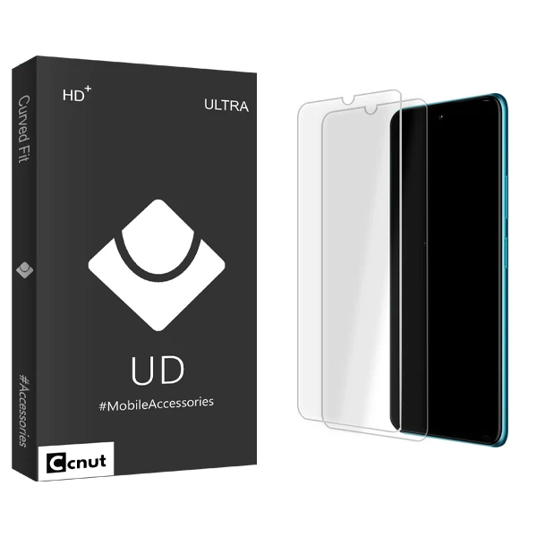 محافظ صفحه نمایش شیشه ای کوکونات مدل UDB Ultra MIX مناسب برای گوشی موبایل شیائومی Note 8 Pro بسته دو عددی