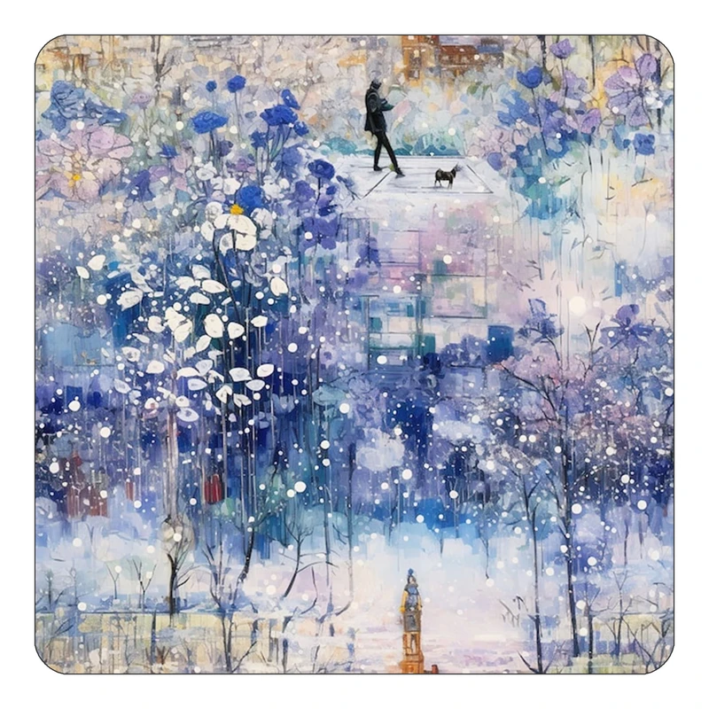 مگنت کاکتی طرح نقاشی رنگ روغن مدل mp70439