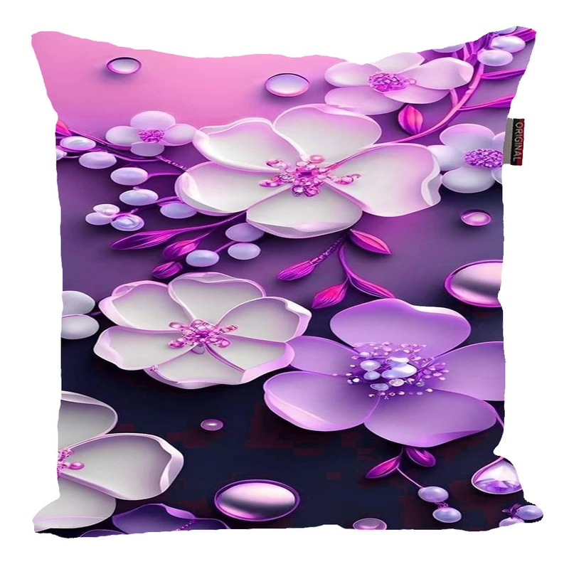 کوسن پاد آفرین مدل فانتزی طرح گل کد P939