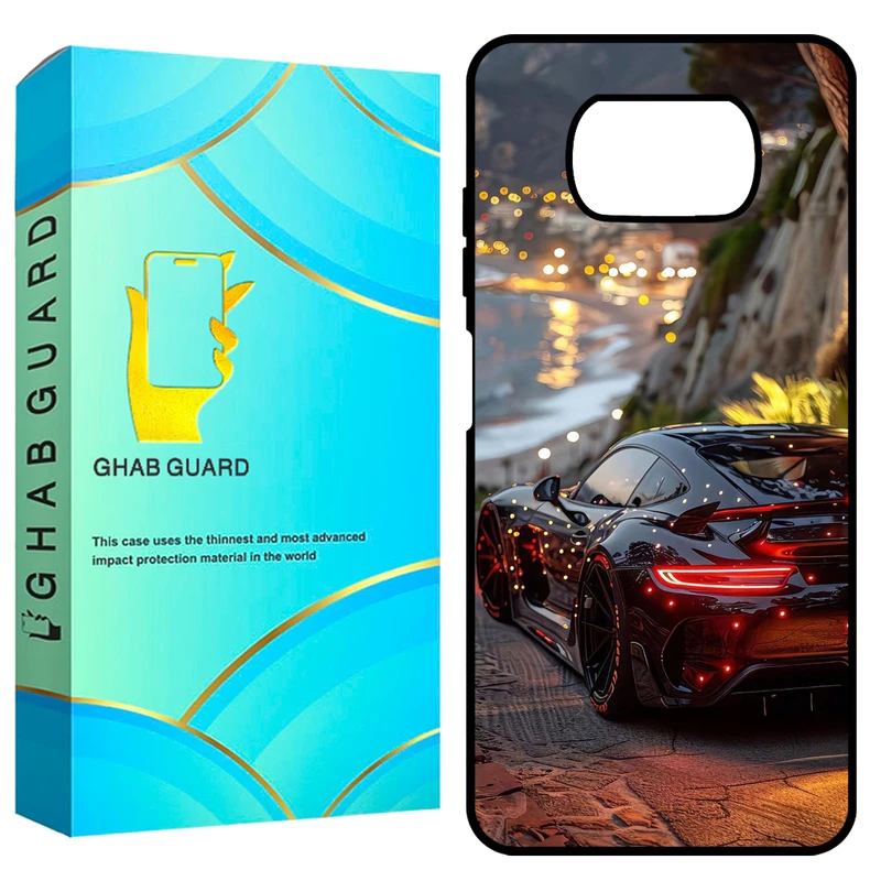 کاور قاب گارد طرح ماشین مدل GX320 مناسب برای گوشی موبایل شیائومی Poco X3 / X3 NFC / X3 Pro