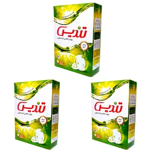 پودر ماشین لباسشویی تندیس مدل NE وزن 500 گرم بسته 3 عددی
