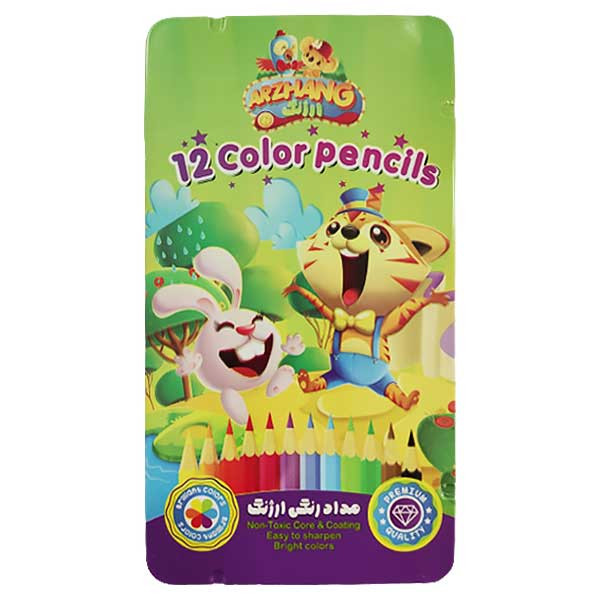 مداد رنگی 12 رنگ ارژنگ کد 3320 FLZ 