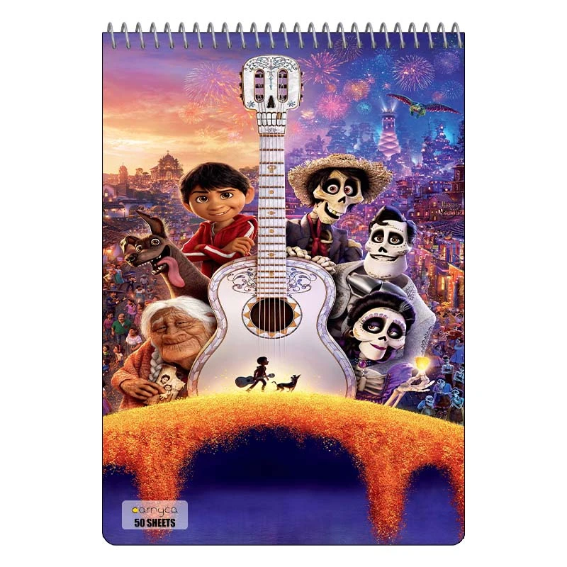 دفتر نقاشی 50 برگ سیمی کارنیکا طرح کوکو Coco کد 62377