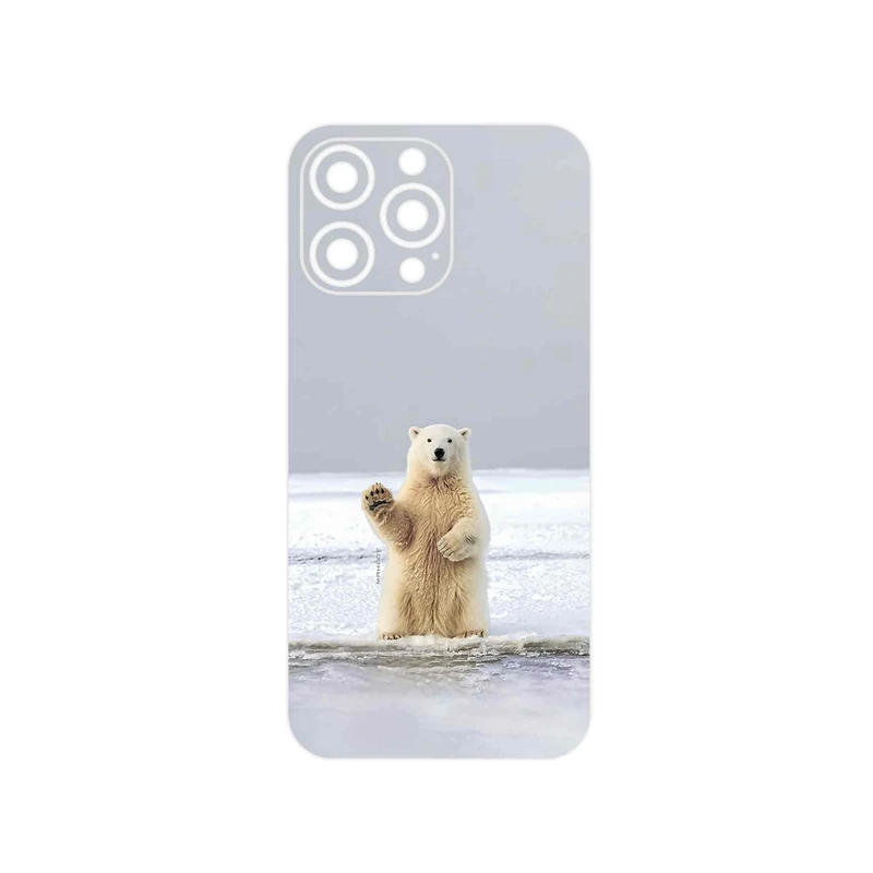 برچسب پوششی ماهوت مدل Polar_bear مناسب برای گوشی موبایل اپل iPhone 14 Pro Max