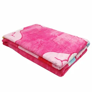 پتو مسافرتی سنفیلا طرح پلنگ صورتی کد 13 سایز  220X180 سانتی متر