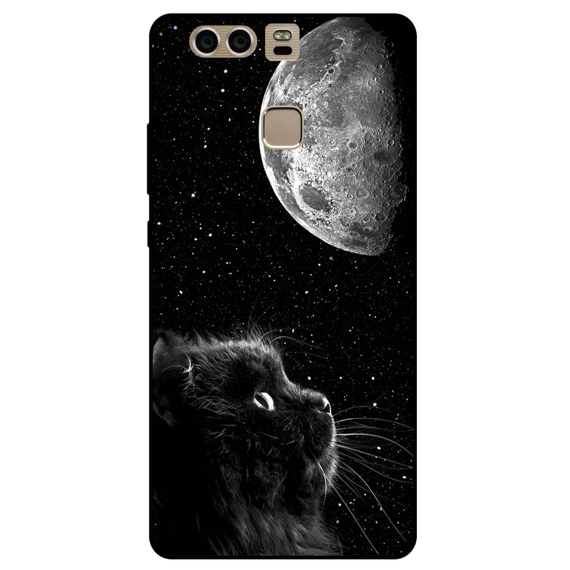 کاور مگافون طرح گربه مدل 1882 مناسب برای  گوشی موبایل هوآوی P9 Plus 