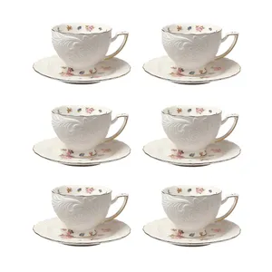 سرویس چای خوری 12 پارچه 6 نفره شاهین مدل dantella