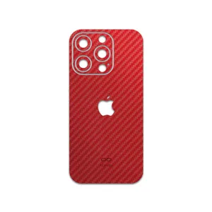 MAHOOT Red-Fiber Cover Sticker for Apple iPhone 14 Pro