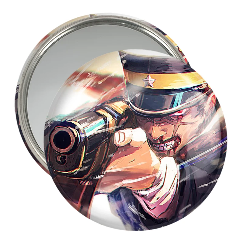 آینه جیبی خندالو مدل سایچی انیمه کامویی طلایی Golden Kamuy کد 23721