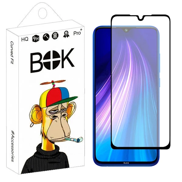 محافظ صفحه نمایش سرامیکی مات بوک مدل Resistant مناسب برای گوشی موبایل شیائومی Redmi Note 8