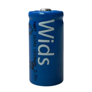 باتری لیتیومی ویدز مدل 16340 ظرفیت 1600 میلی آمپر ساعت