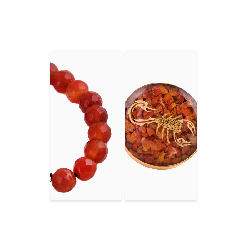 دستبند زنانه زرسام مدل ماه آبان کد 10006966