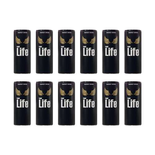 نوشابه انرژی زا لایف - 250 میلی لیتر بسته 12 عددی
