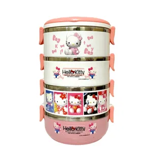 ظرف غذای کودک 4 تکه مدل کیتی