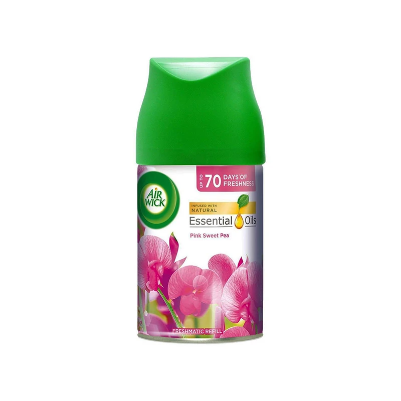 یدک اسپری خوشبو کننده هوا ایرویک مدل Pink Sweet Pea با رایحه گل صورتی حجم 250 میلی لیتر