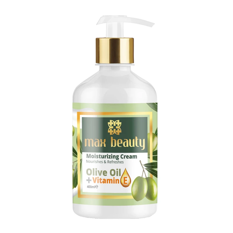 کرم مرطوب کننده مکس بیوتی مدل Olive حجم 400 میلی لیتر