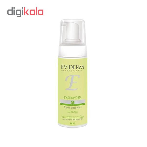 فوم پاک‌کننده آرایش صورت اویدرم مدل Evisebonorm حجم ۱۵۰ میلی‌لیتر