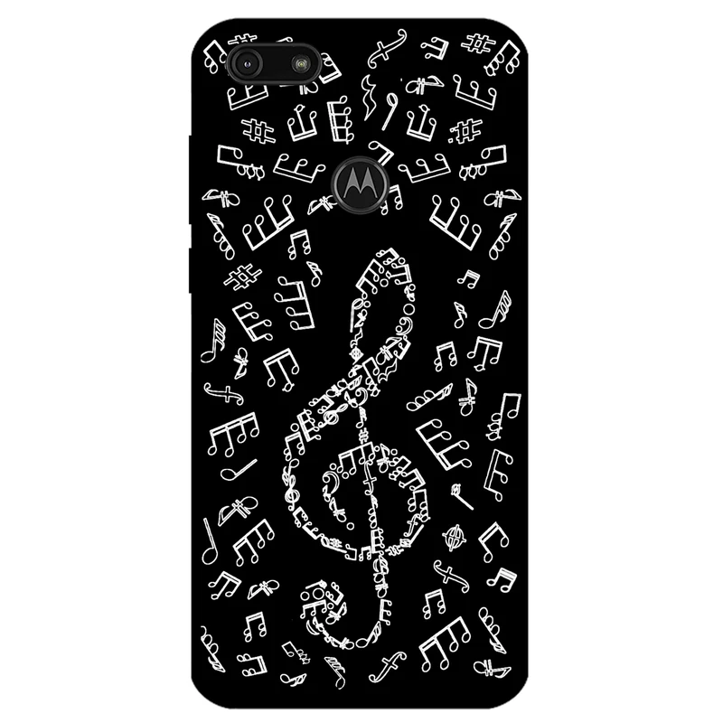کاور مگافون طرح نوت موسیقی مدل 1370 مناسب برای گوشی موبایل موتورولا Moto E6 Play
