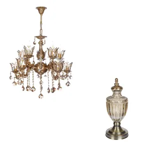 لوستر چشمه نور کد C2731/5 مجموعه دو عددی