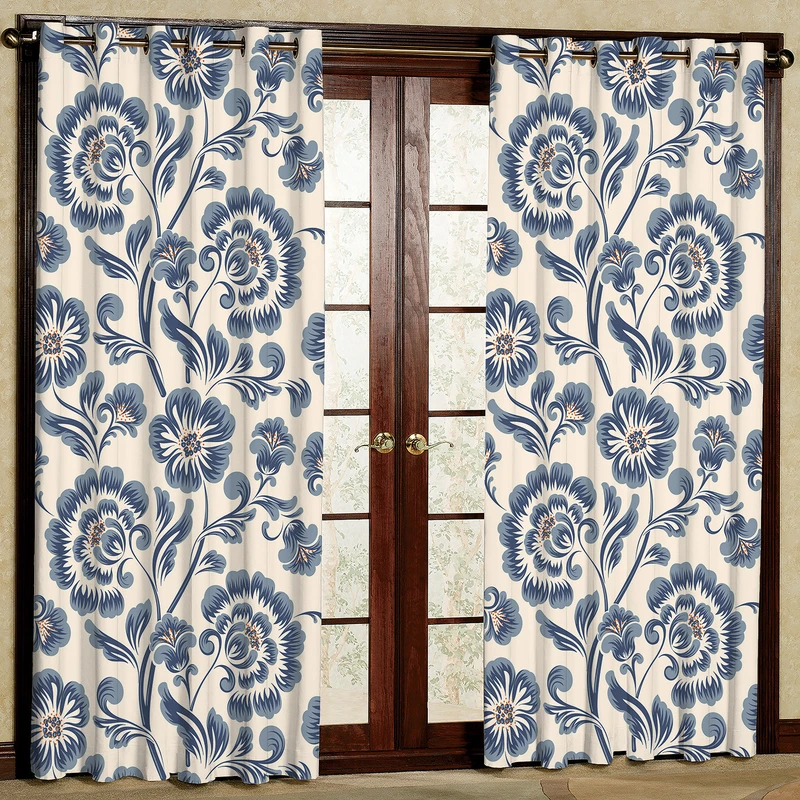 پرده مدل مخمل پانچی کد 1946T2 سایز 200x140 سانتی متر