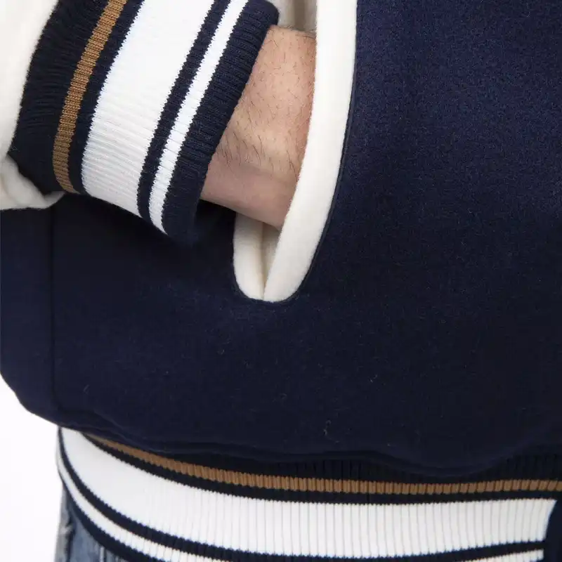 کاپشن مردانه جوتی جینز کد 122137 رنگ سرمه‌ای