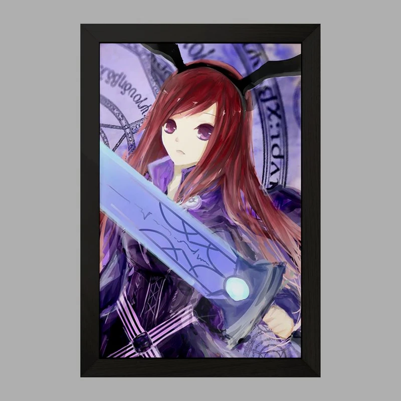 تابلو خندالو مدل ارزا انیمه فری تیل Fairy Tail  کد 16518