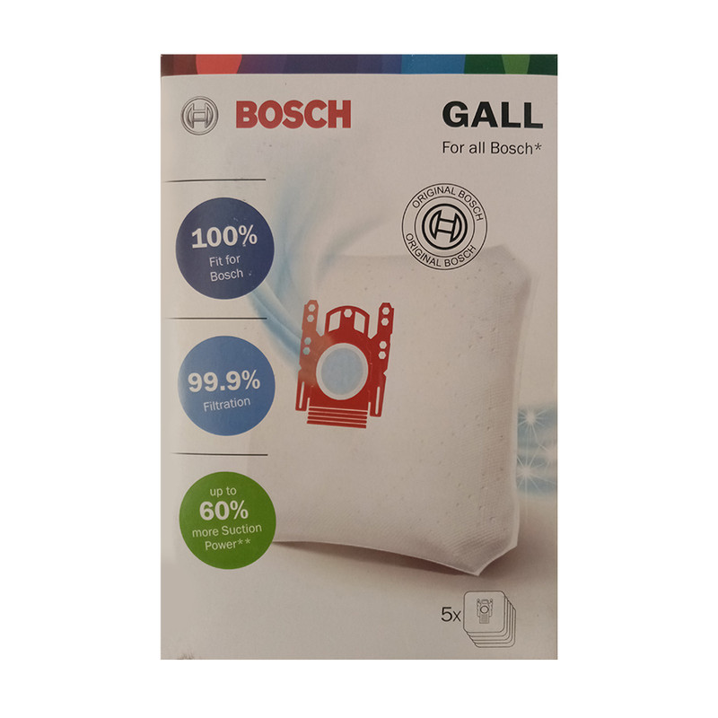 کیسه جاروبرقی مدل GALL مناسب برای جاروبرقی های تایپ G,GALLبسته 5 عددی